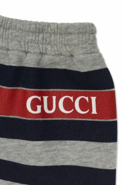 Gucci Kids SZARY Szorty z logo