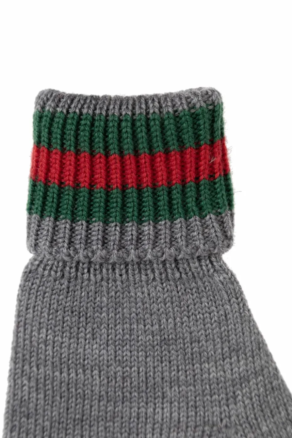 Gucci Kids SZARY Wełniane rękawiczki
