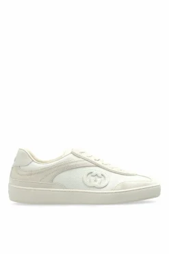 Gucci kremowy Buty sportowe z logo