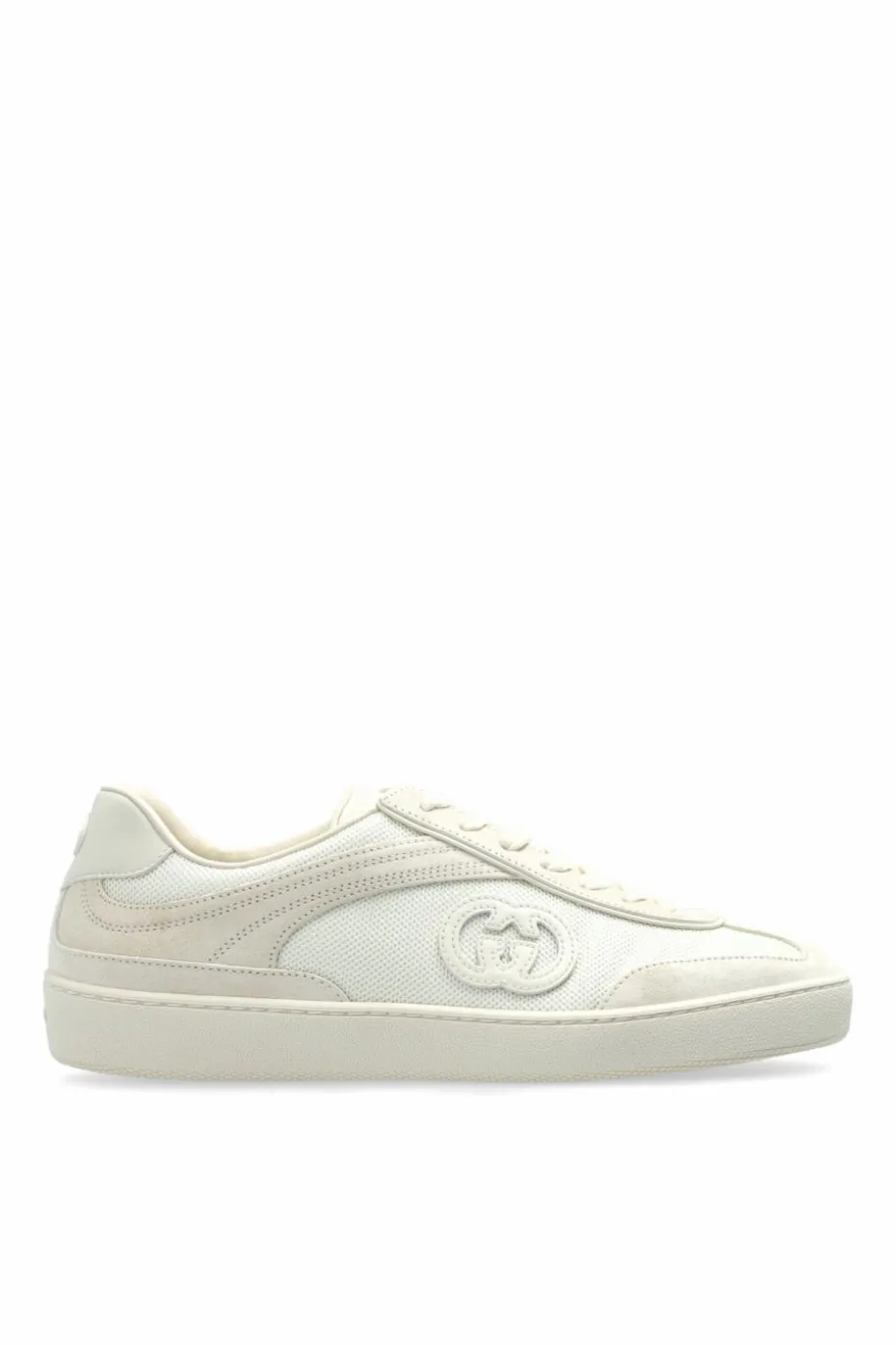 Gucci kremowy Buty sportowe z logo