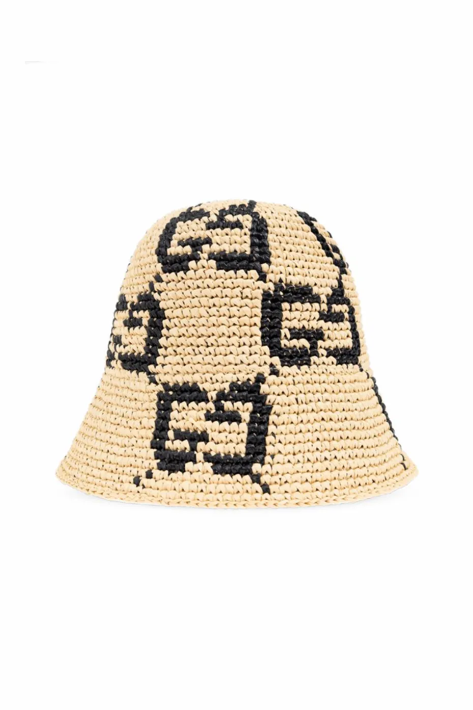 Gucci kremowy Kapelusz ze wzorem `GG`