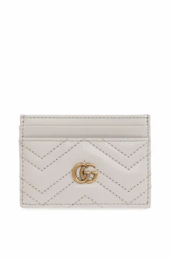 Gucci kremowy Skórzane etui na karty