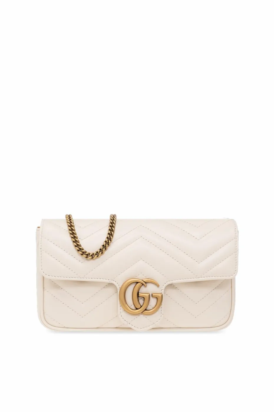 Gucci kremowy Torba na ramię ‘GG Marmont’