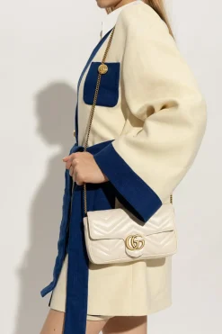 Gucci kremowy Torba na ramię ‘GG Marmont’
