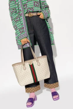 Gucci kremowy Torba ‘Ophidia Medium’ typu ‘shopper’