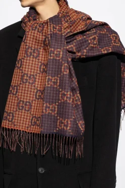 Gucci MULTIKOLOR Wełniany szal