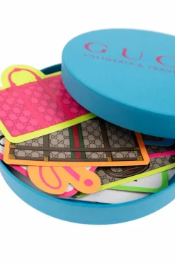 Gucci MULTIKOLOR Zestaw dziesięciu naklejek na walizkę