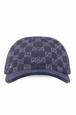 Gucci NIEBIESKI Czapka z daszkiem