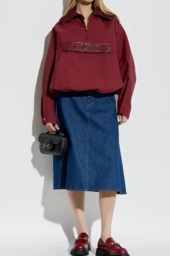 Gucci NIEBIESKI Jeansowa spódnica