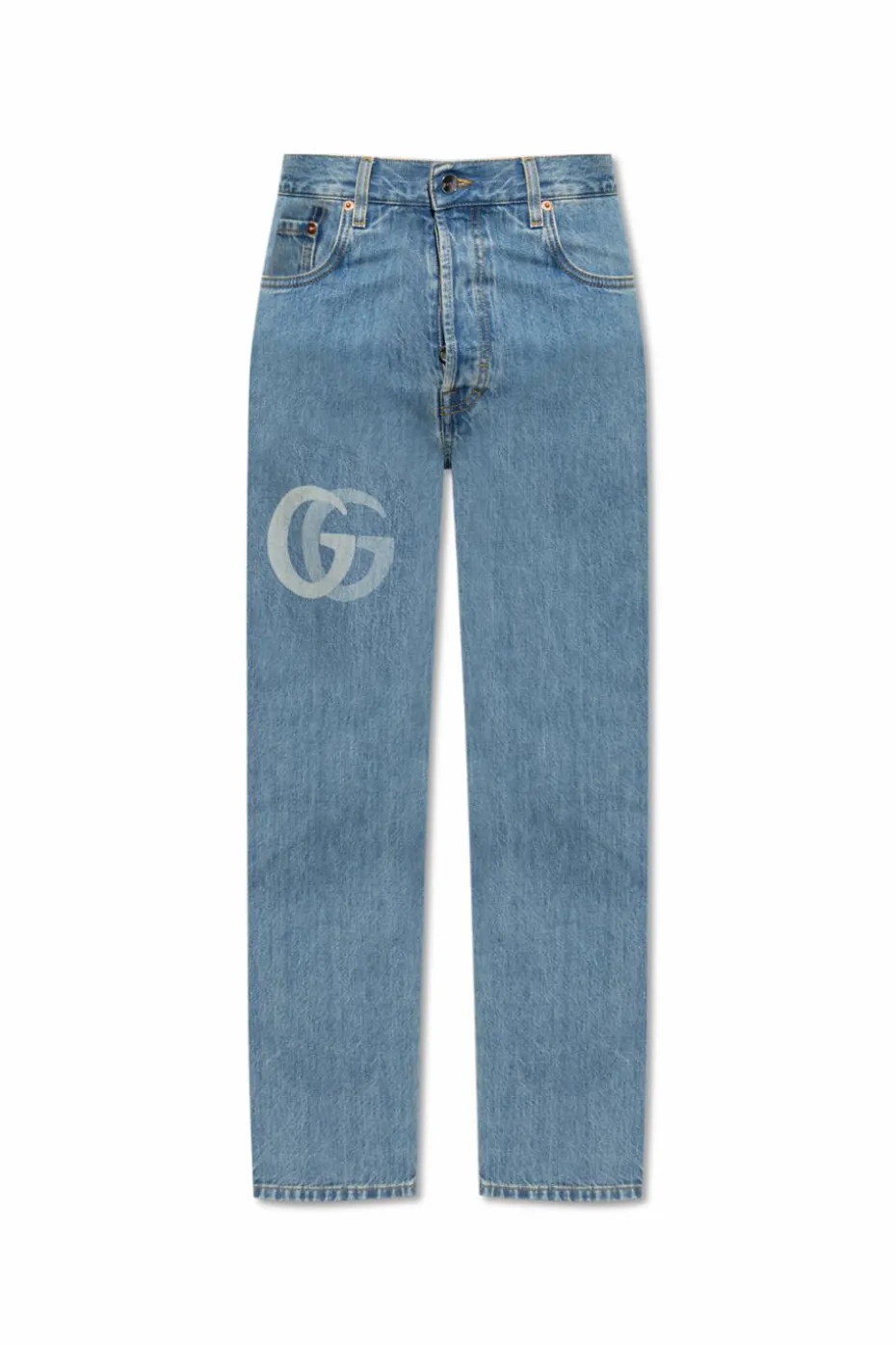 Gucci NIEBIESKI Jeansy z logo