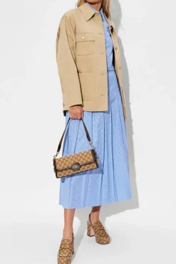 Gucci NIEBIESKI Plisowana spódnica