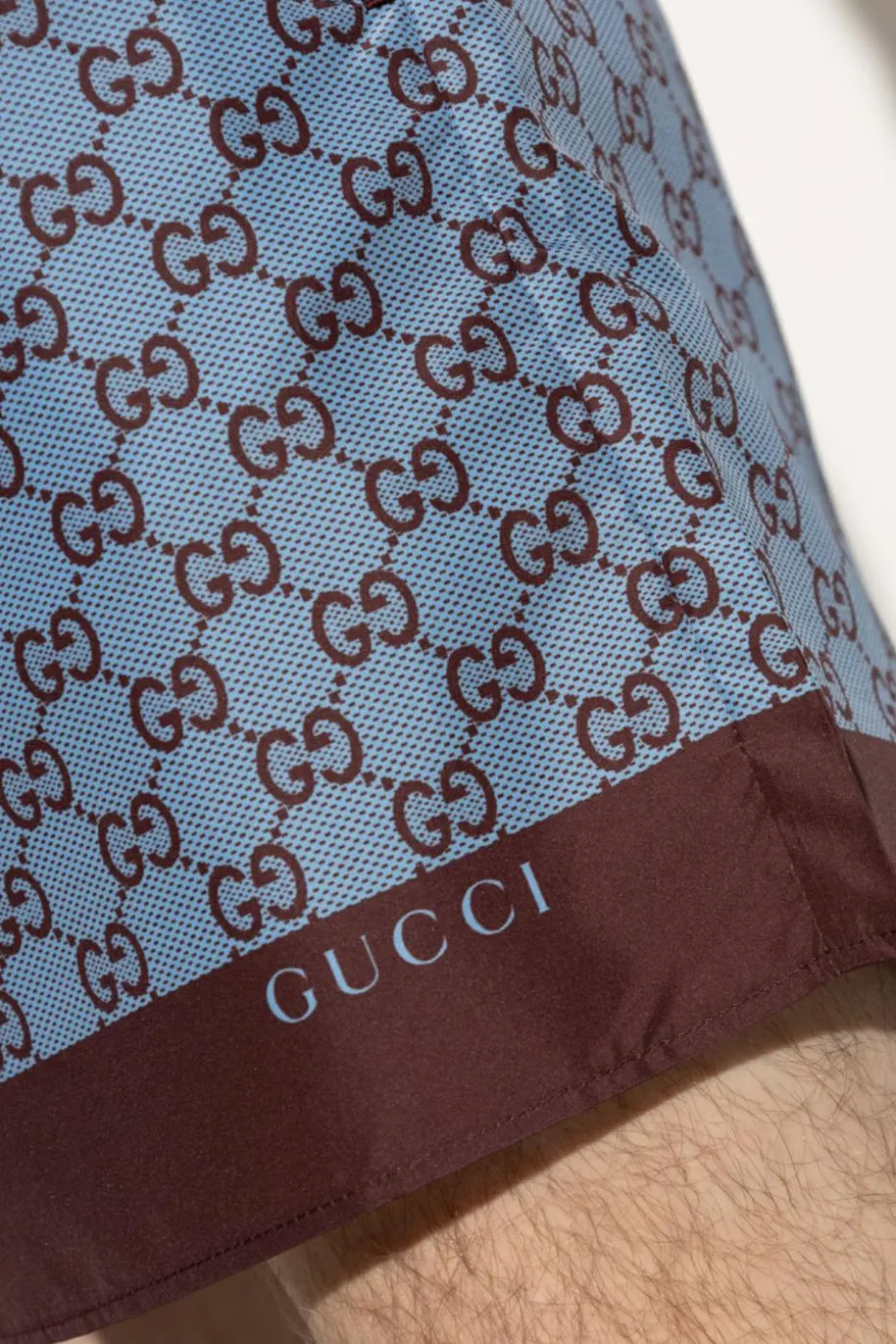 Gucci NIEBIESKI Szorty kąpielowe
