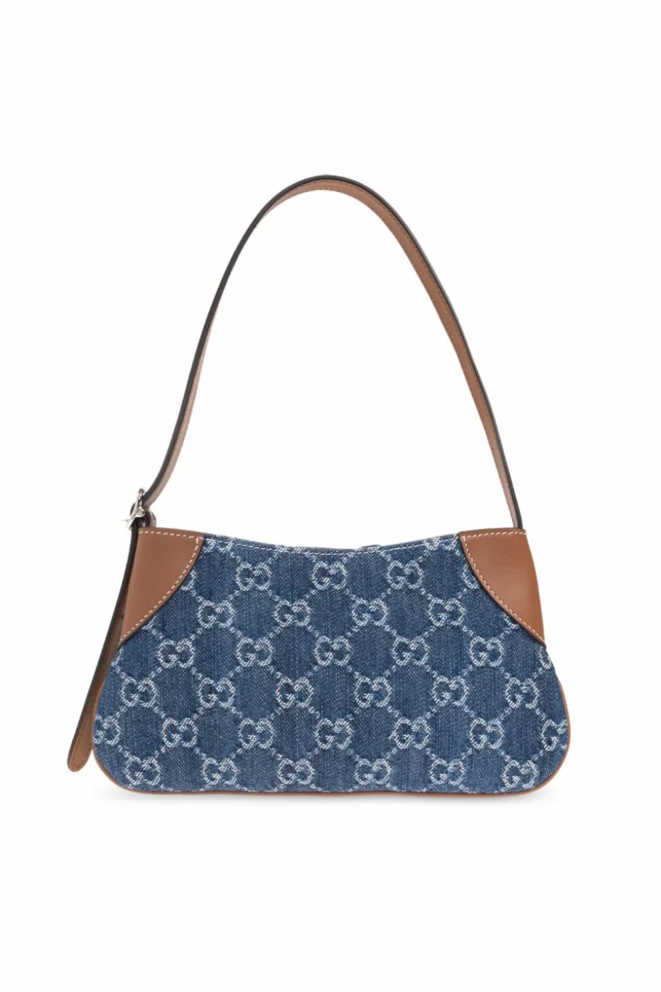 Gucci NIEBIESKI Torba na ramię `GG Emblem Small`