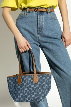 Gucci NIEBIESKI Torba Totissim Small typu shopper