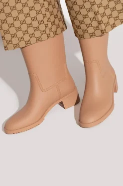 Gucci RÓŻOWY Kalosze na obcasie