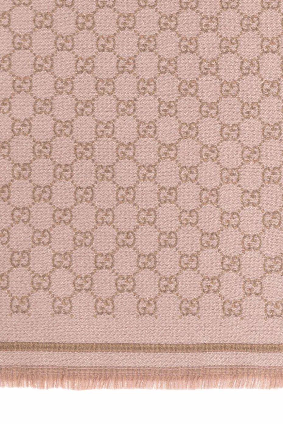 Gucci RÓŻOWY Szal z monogramem