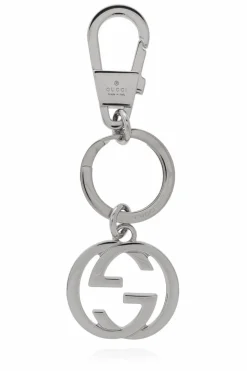 Gucci SREBRNY Brelok z logo