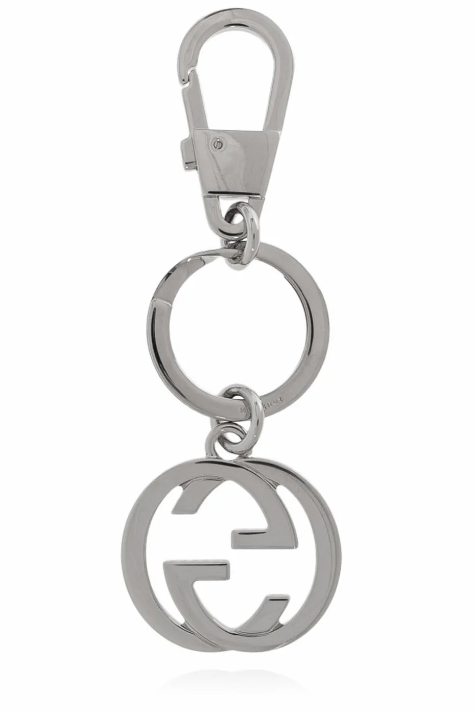 Gucci SREBRNY Brelok z logo