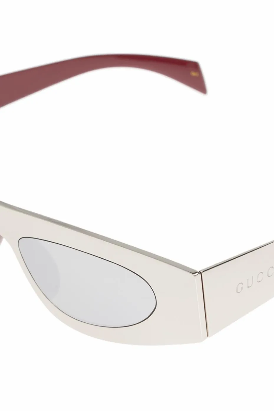 Gucci SREBRNY Okulary przeciwsłoneczne