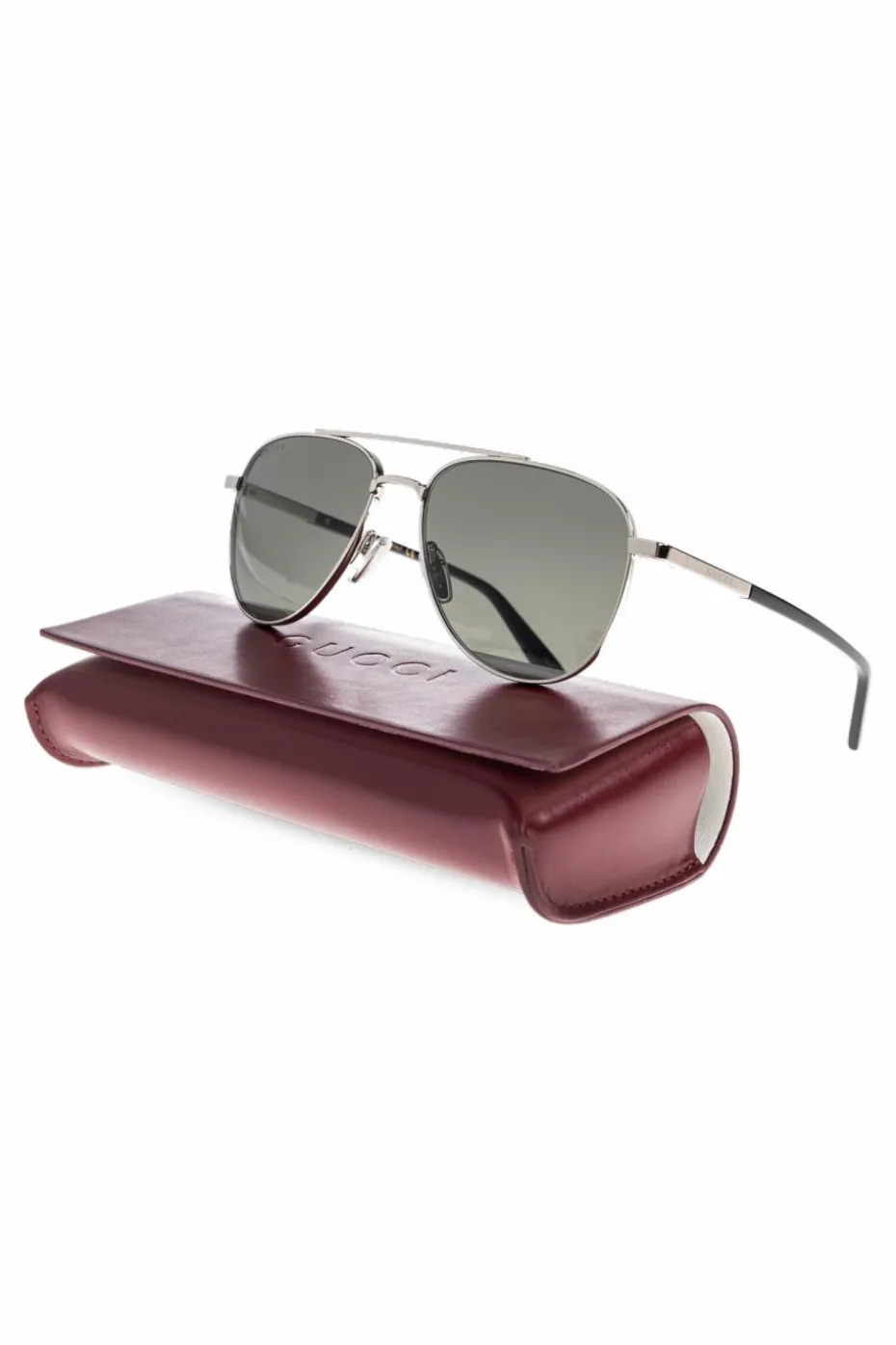 Gucci SREBRNY Okulary przeciwsłoneczne