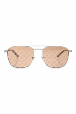 Gucci SREBRNY Okulary przeciwsłoneczne