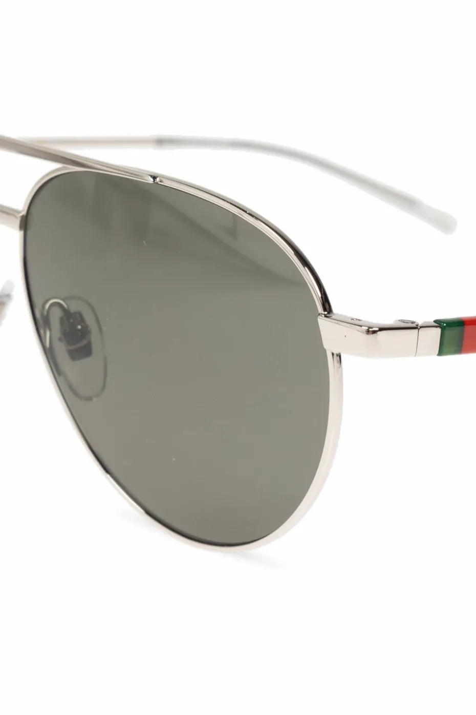 Gucci SREBRNY Okulary przeciwsłoneczne