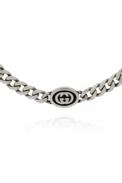 Gucci SREBRNY Srebrna bransoleta