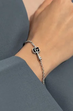 Gucci SREBRNY Srebrna bransoleta