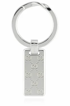 Gucci SREBRNY Srebrny brelok z logo