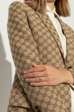 Gucci SREBRNY Srebrny pierścień