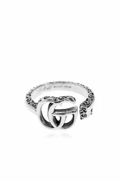 Gucci SREBRNY Srebrny pierścień
