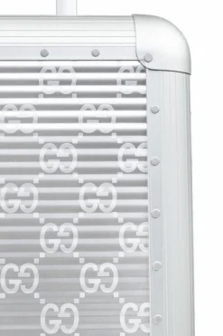 Gucci SREBRNY Walizka z monogramem