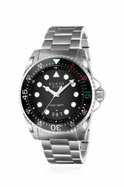Gucci SREBRNY Zegarek ‘Dive’