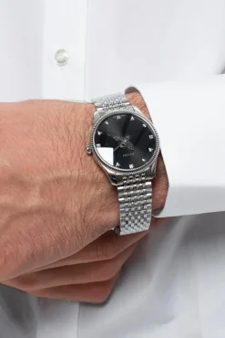 Gucci SREBRNY Zegarek ‘G-Timeless’