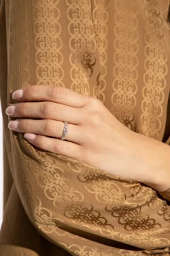 Gucci SREBRNY Złoty pierścień