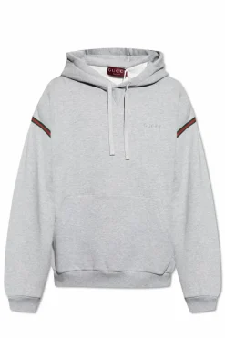 Gucci SZARY Bluza z kapturem