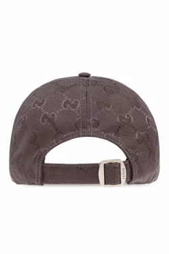 Gucci SZARY Czapka z daszkiem