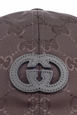 Gucci SZARY Czapka z daszkiem