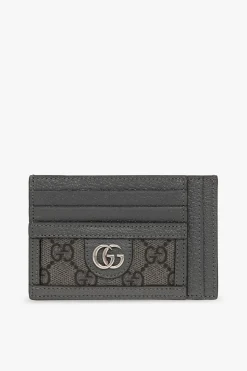 Gucci SZARY Etui na karty z logo