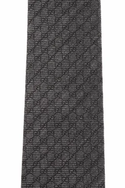 Gucci SZARY Krawat z monogramem