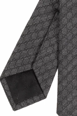 Gucci SZARY Krawat z monogramem