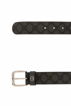 Gucci SZARY Pasek z logo
