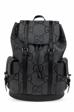 Gucci SZARY Plecak `Jumbo Medium`