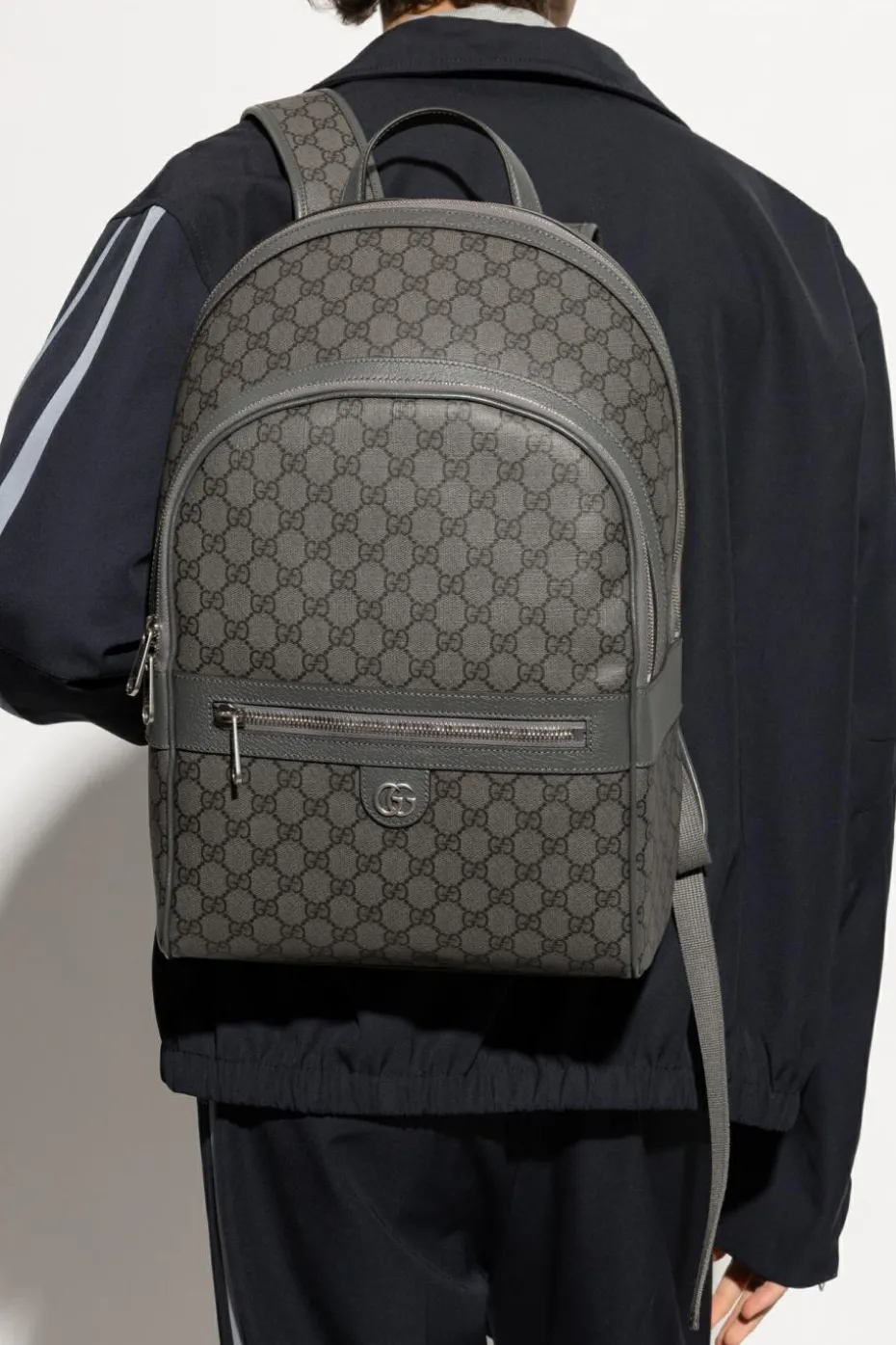 Gucci SZARY Plecak `Ophidia Medium`