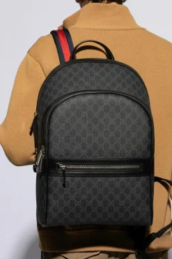 Gucci SZARY Plecak z monogramem