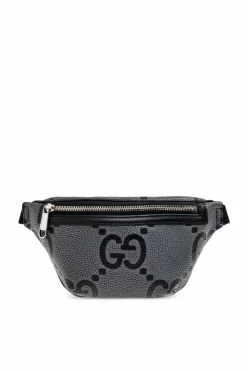 Gucci SZARY Torba na pas `Jumbo Small`