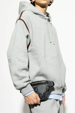 Gucci SZARY Torba na pas `Jumbo Small`