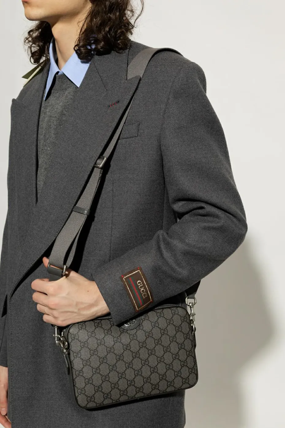 Gucci SZARY Torba na ramię ‘Ophidia’