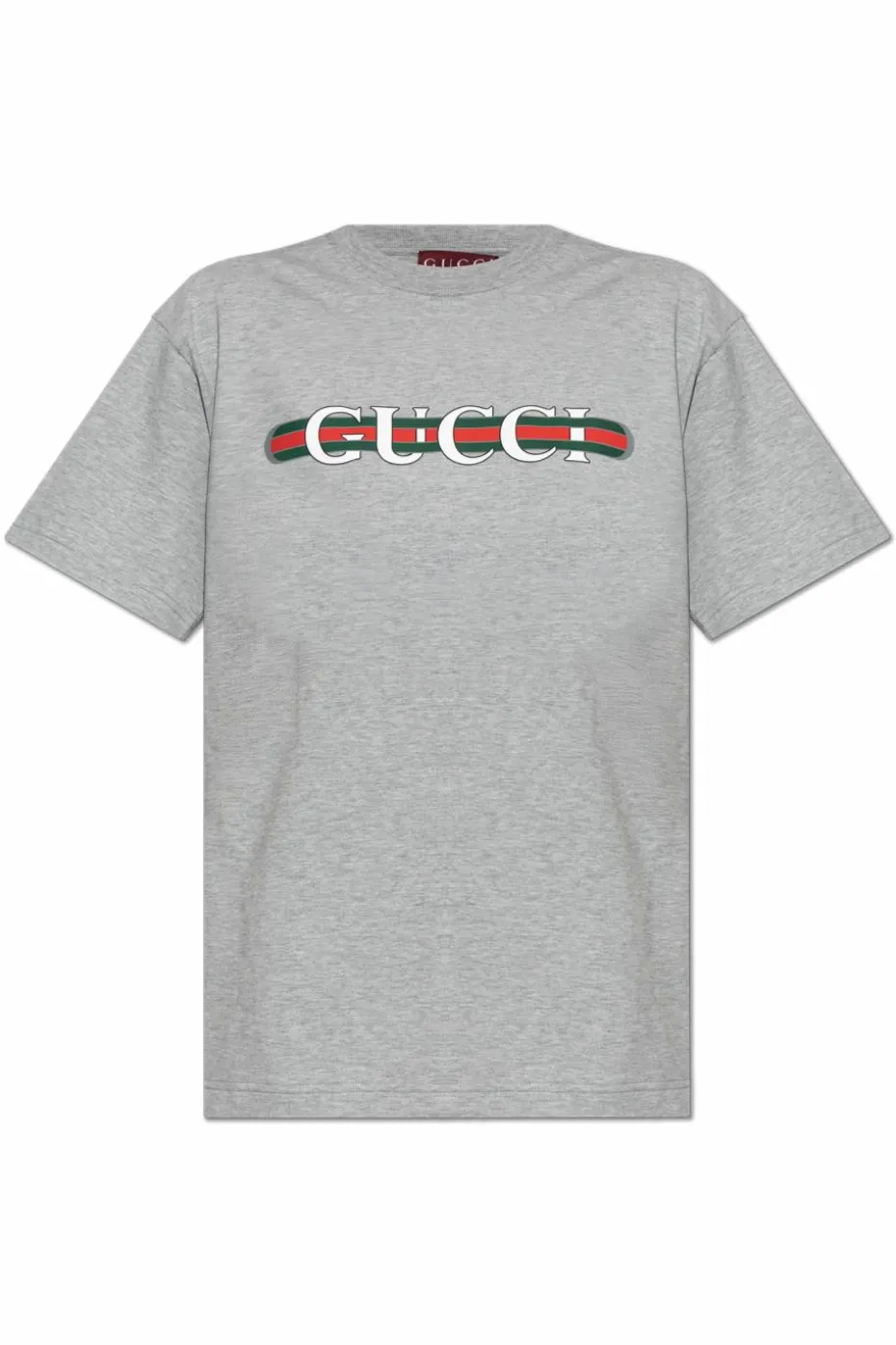 Gucci SZARY T-shirt z logo
