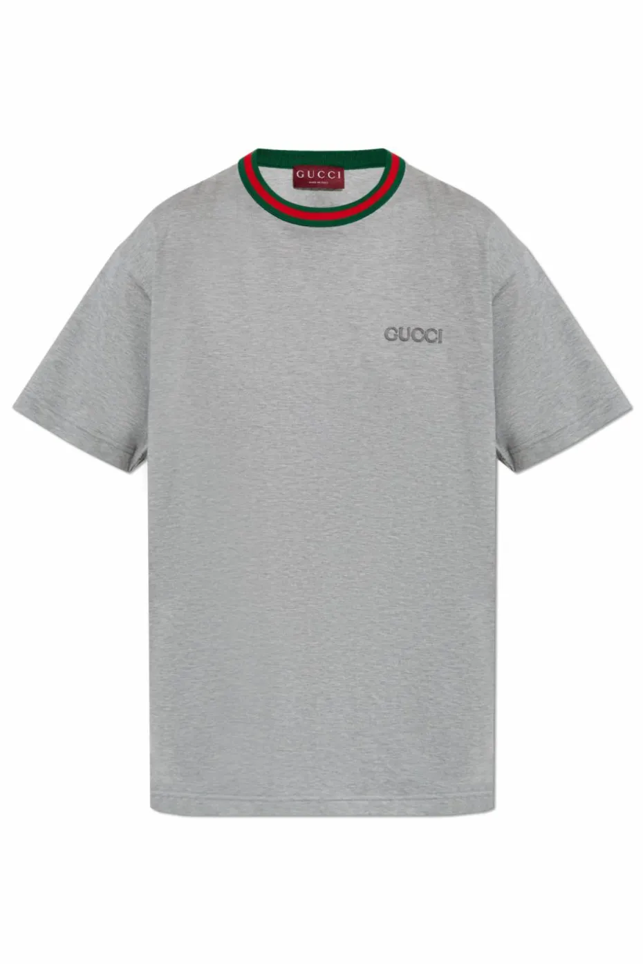 Gucci SZARY T-shirt z logo